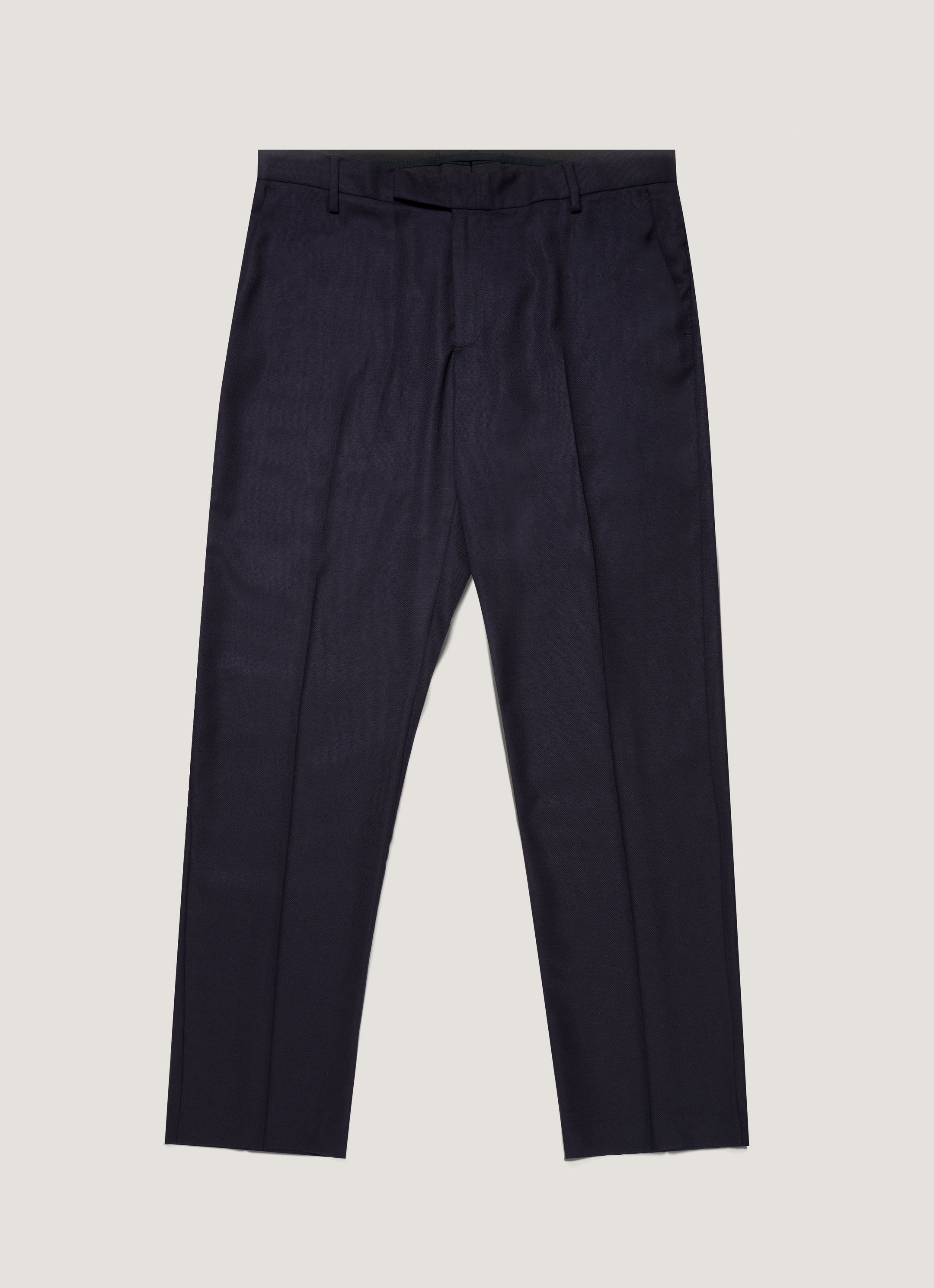 Men's Lightweight Travel Wool Trouser in Navy