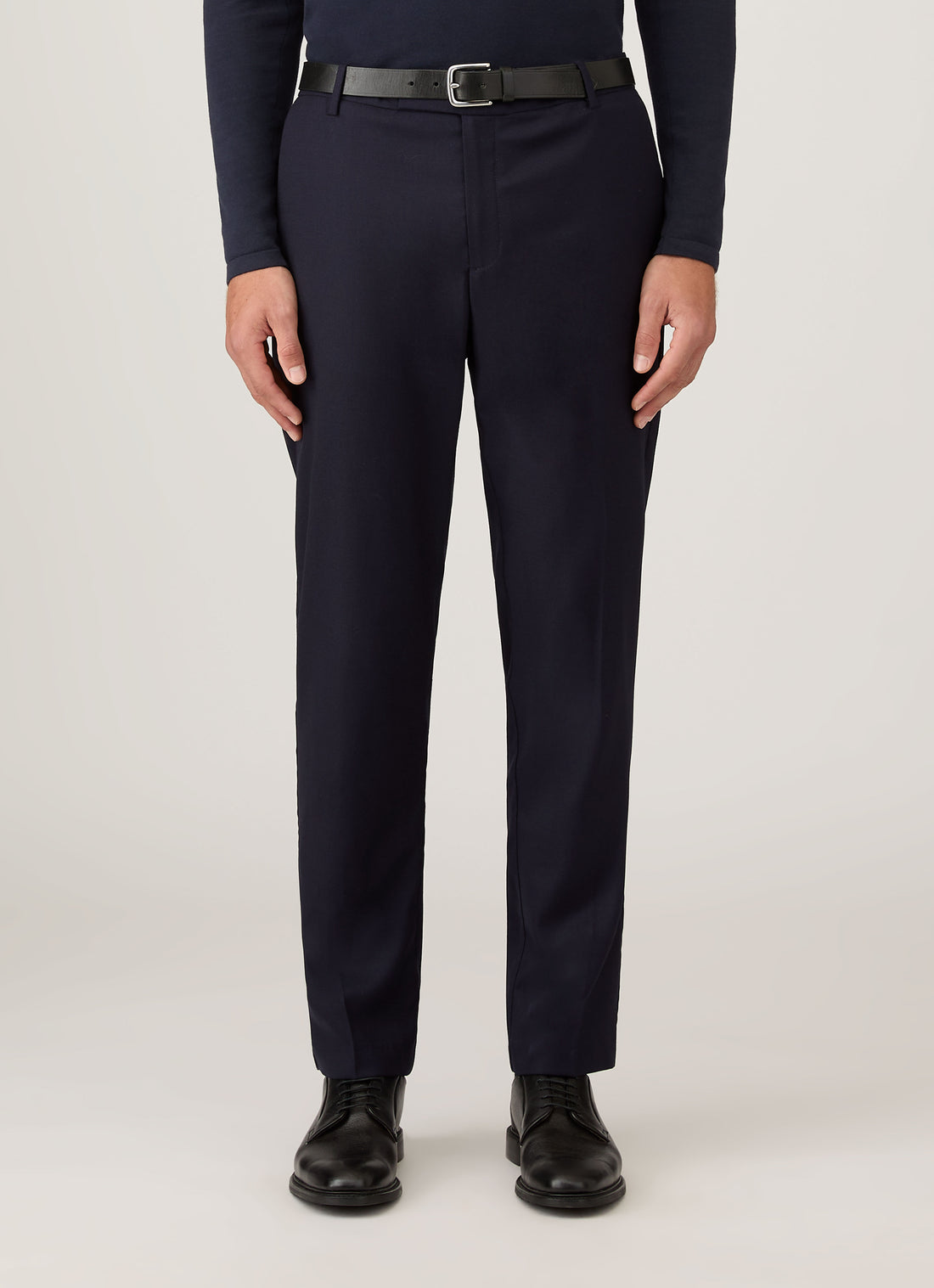 Men's Lightweight Travel Wool Trouser in Navy