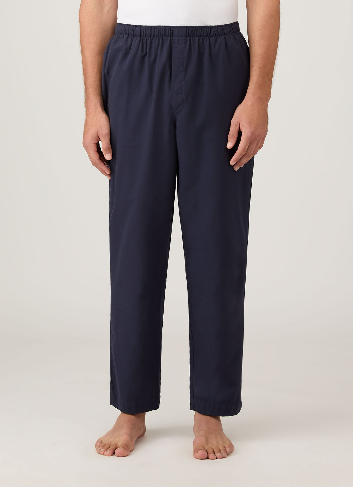 Men's Cotton Flannel Pyjama Trouser in Navy