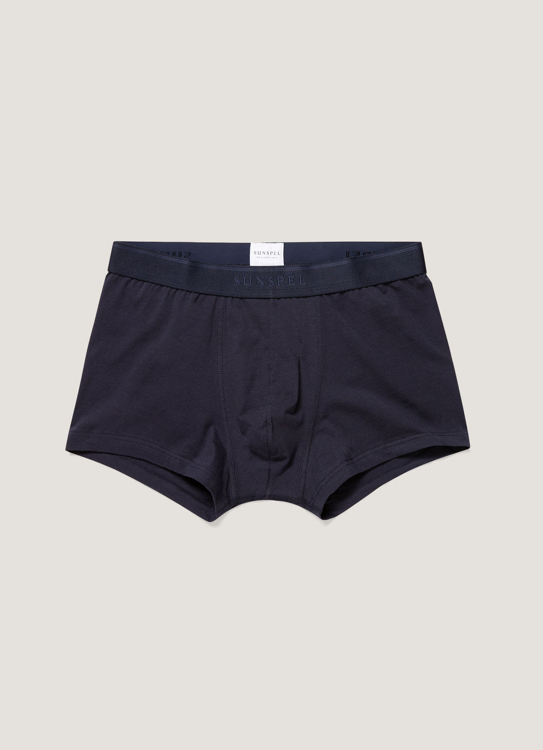 Men's Stretch Cotton Trunks in Navy