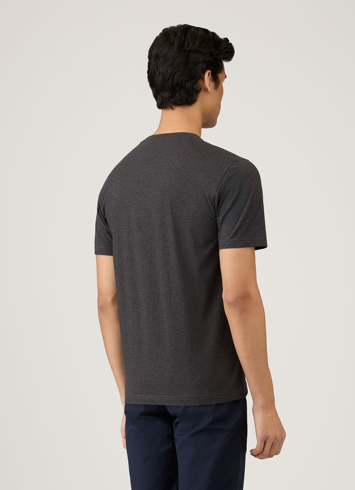 Men's Riviera T-shirt in Charcoal Melange