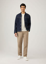 Men's Riviera T-shirt in Archive White Melange