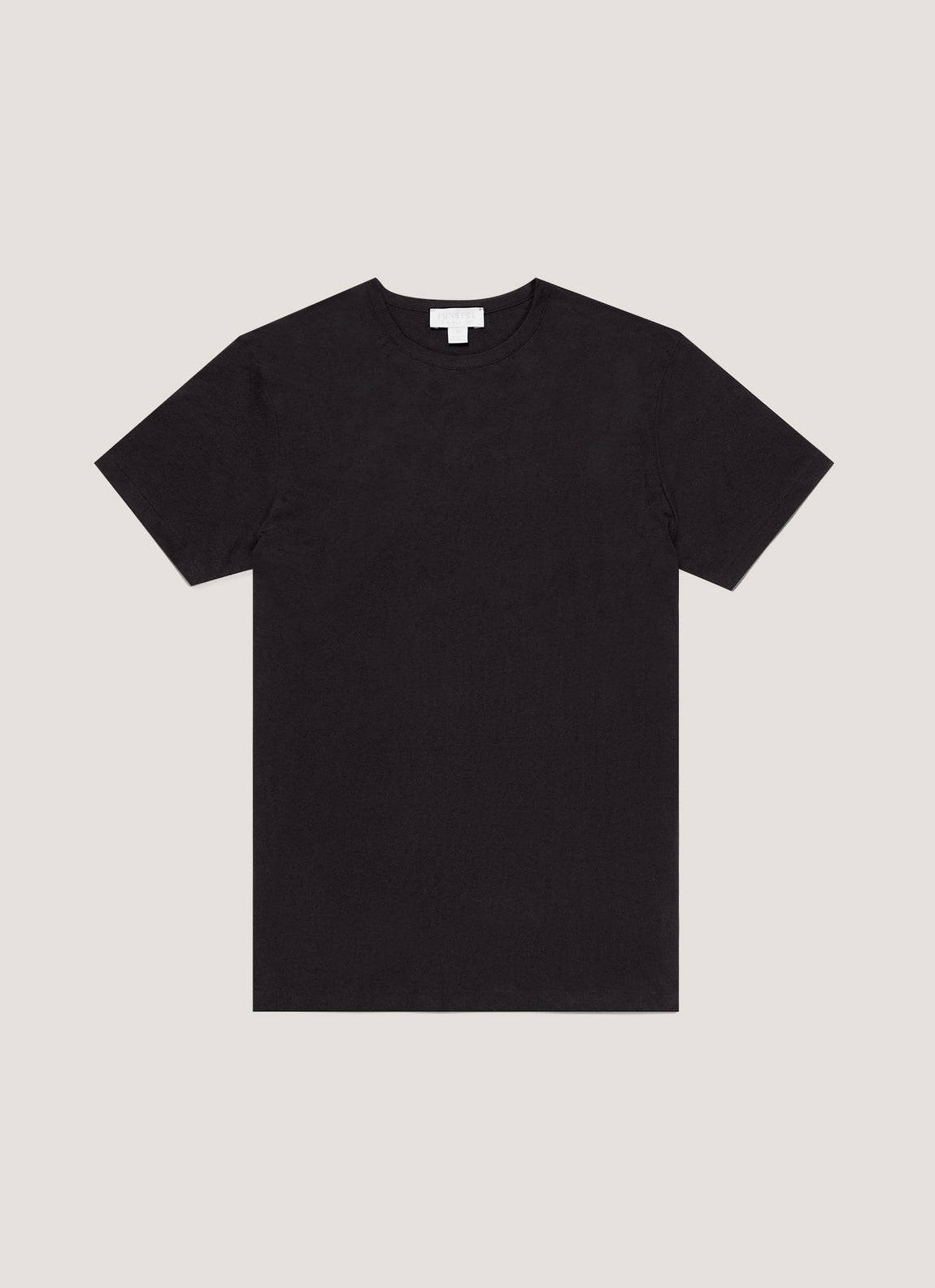Men's Sea Island Cotton T-shirt in Black