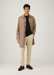 Men's Sea Island Cotton T-shirt in Black