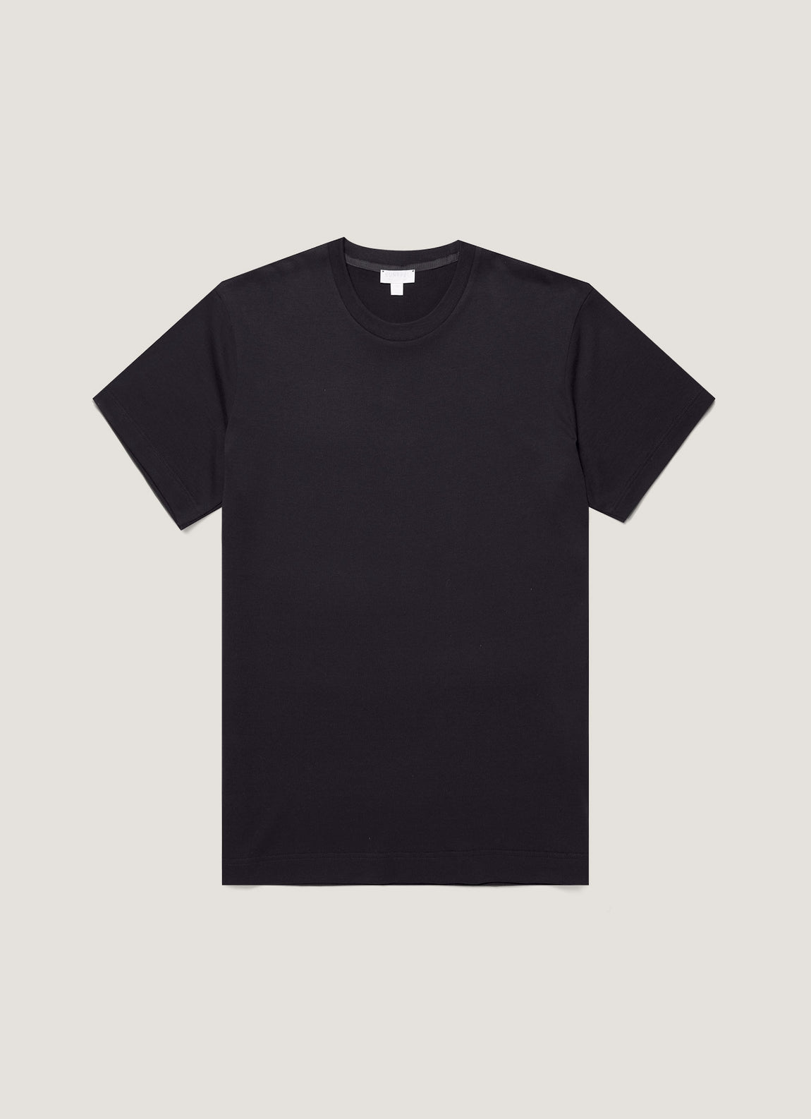 Men's Silk Cotton T-shirt in Black