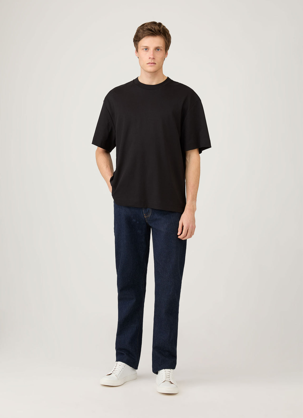 Men's Oversized Heavyweight T-shirt in Black