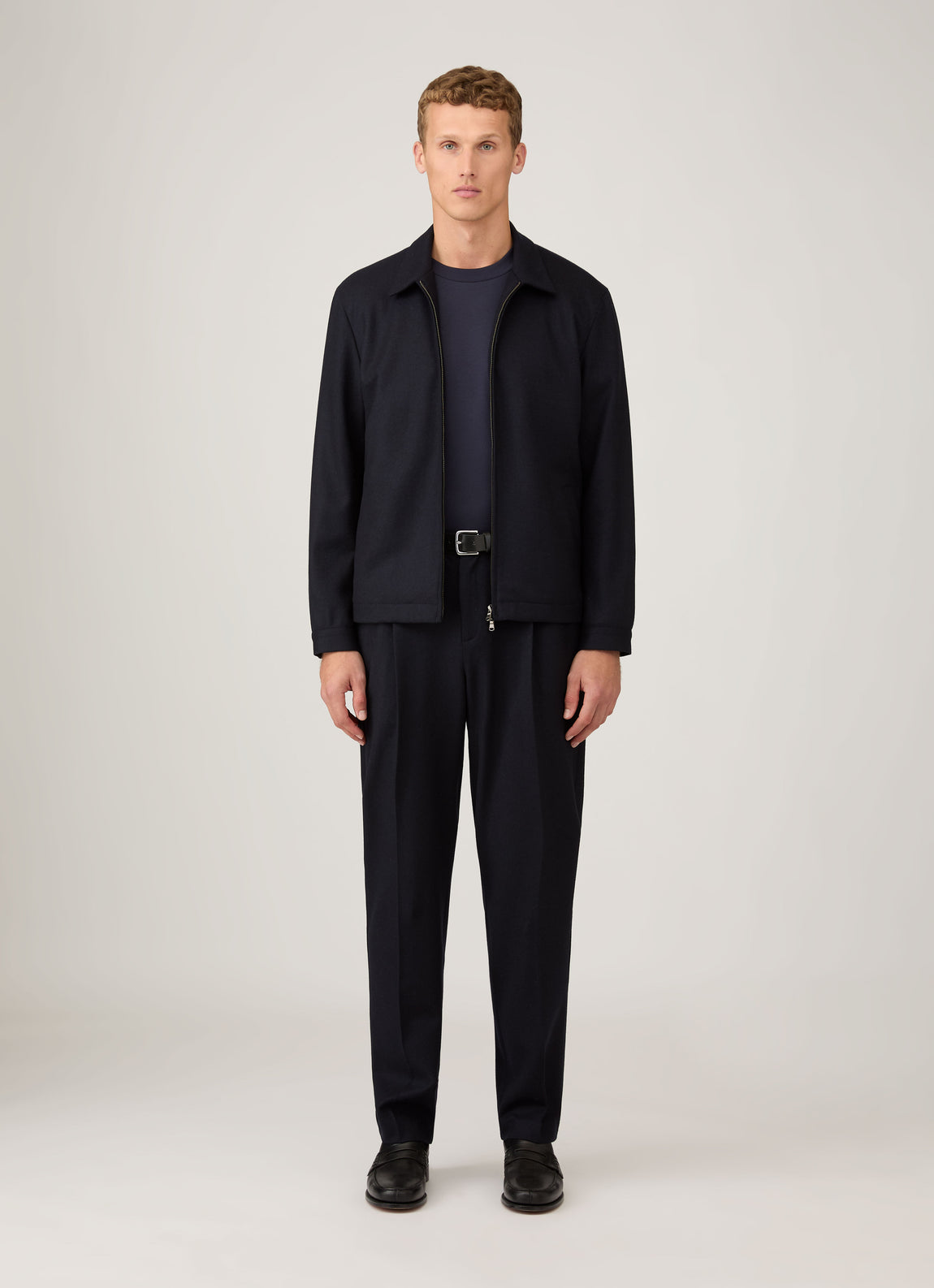 Men's Oversized Heavyweight T-shirt in Navy