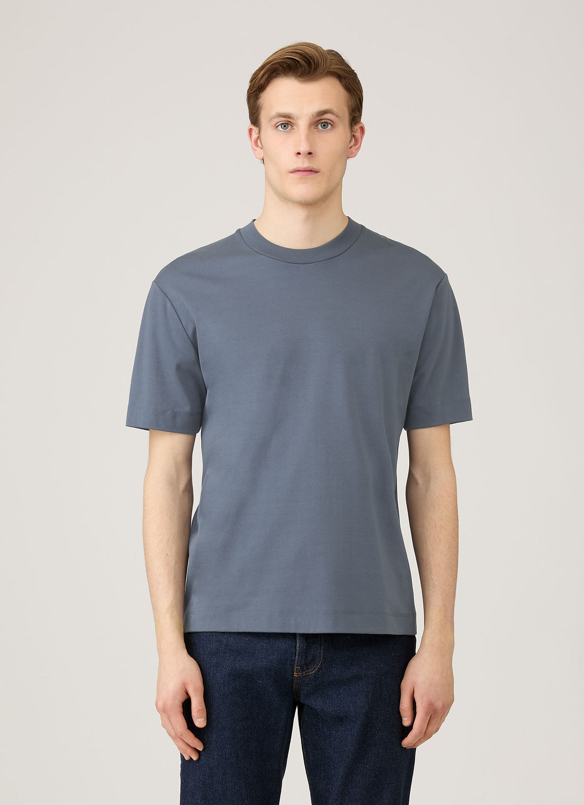 Men's Relaxed Fit Heavyweight T-shirt in Slate Blue