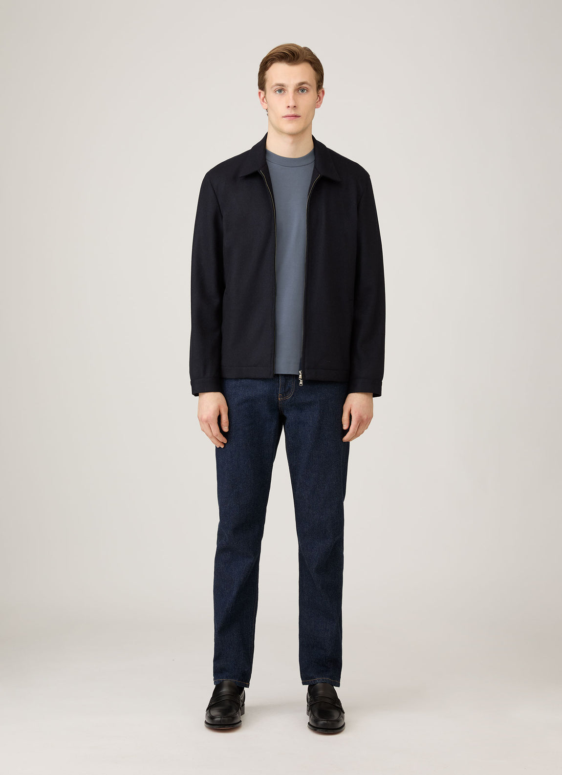 Men's Relaxed Fit Heavyweight T-shirt in Slate Blue