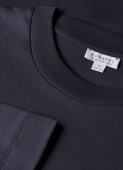 Men's Long Sleeve Heavyweight T-shirt in Navy