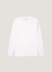 Men's Long Sleeve Heavyweight T-shirt in White