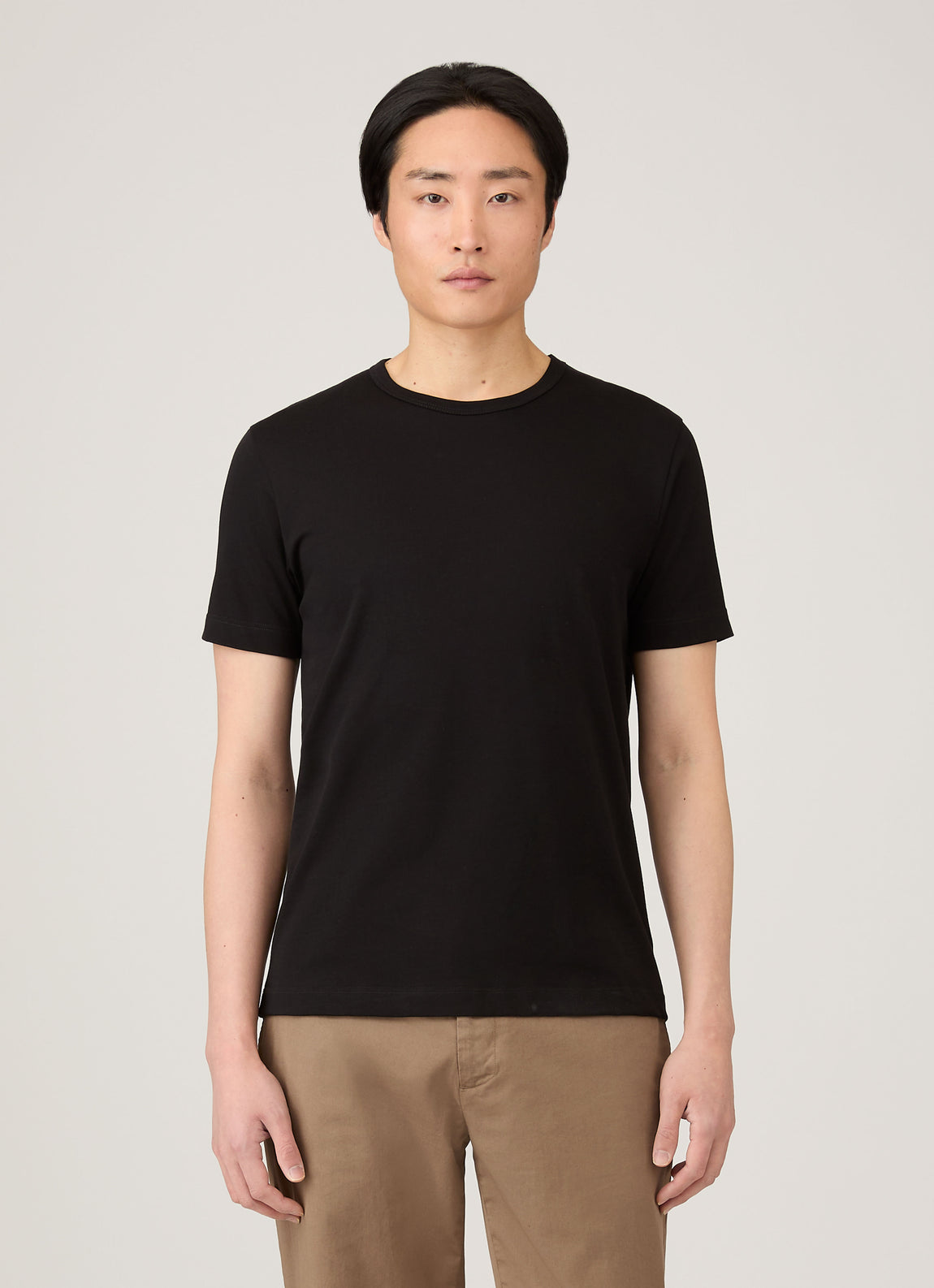 Men's Single Jersey T-shirt in Black