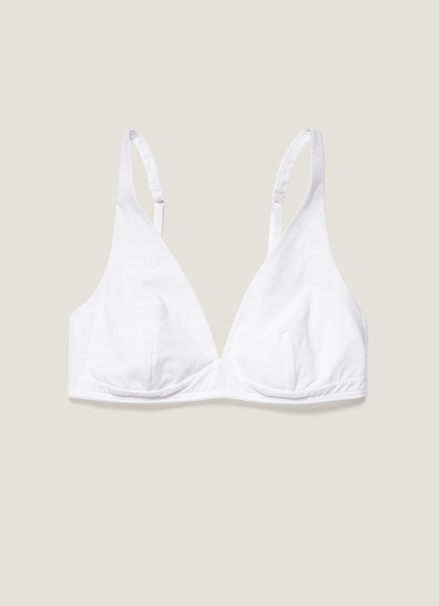 Women's Cotton Stretch Bralette in White