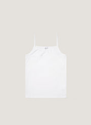 Women's Cotton Cami in White