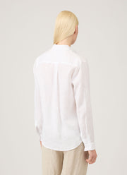 Women's Linen Shirt in White