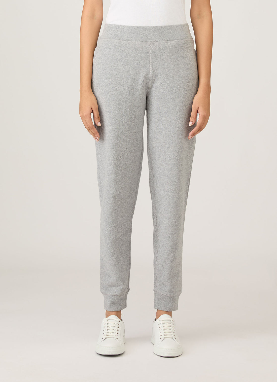 Women's Relaxed Sweatpants in Grey Melange