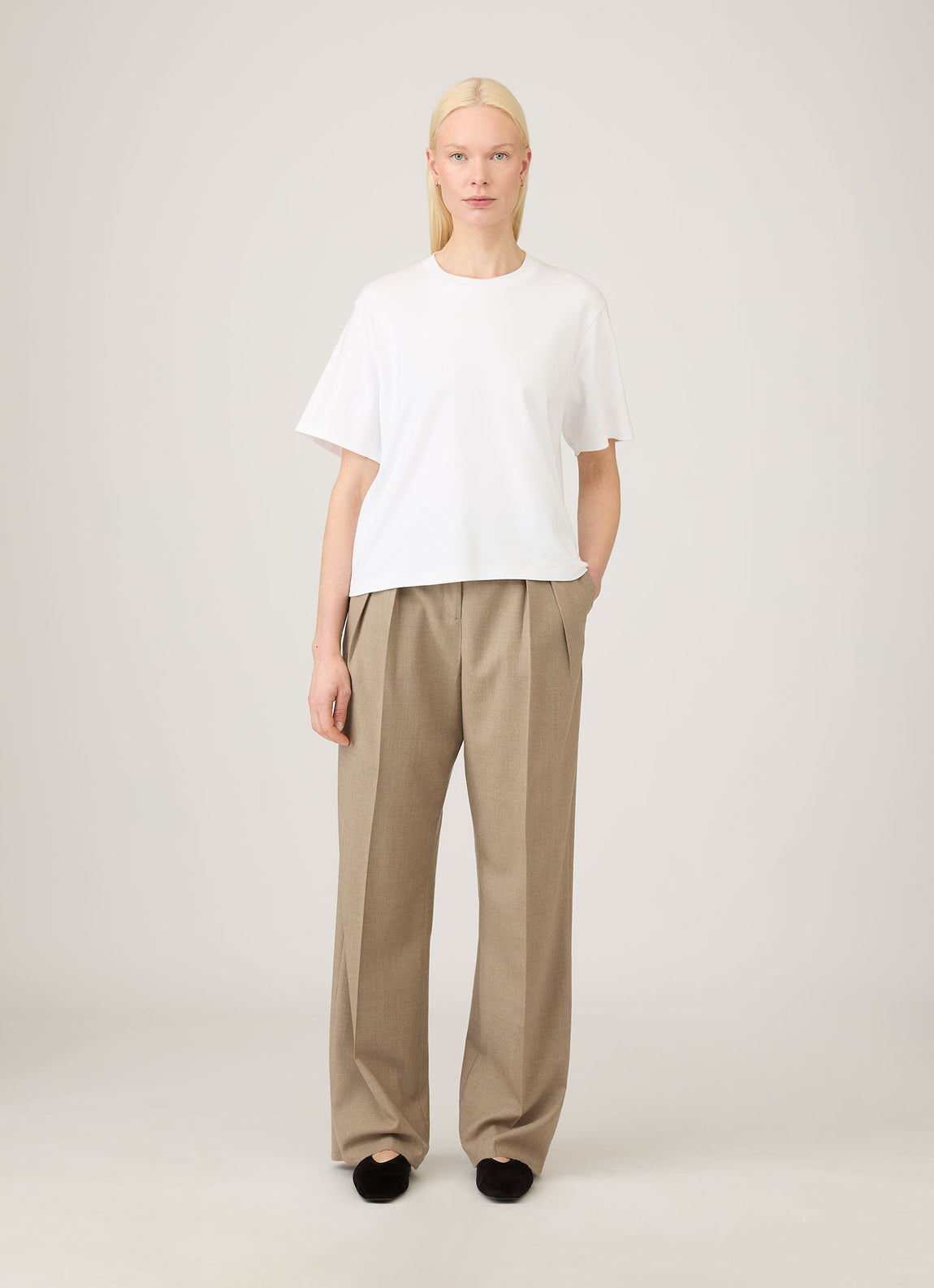 Women's Boxy Heavyweight T-shirt in White