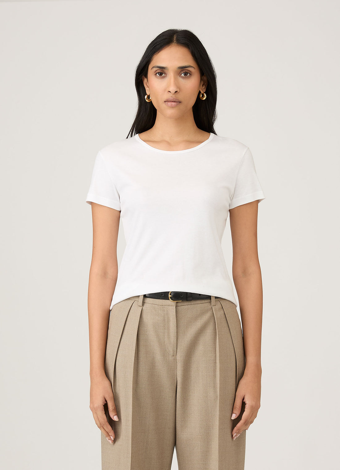 Women's Sea Island Cotton T-shirt in White