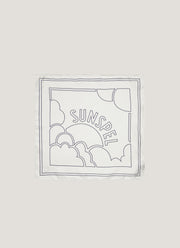 Silk Pocket Square in Ecru