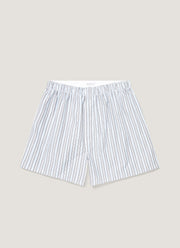 Men's Classic Boxer Shorts in Blue Stripe