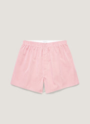 Men's Classic Boxer Shorts in Red Micro Gingham