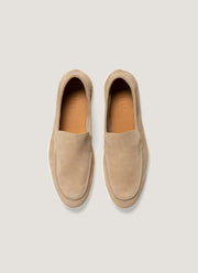 Men's Suede Loafer in Sand