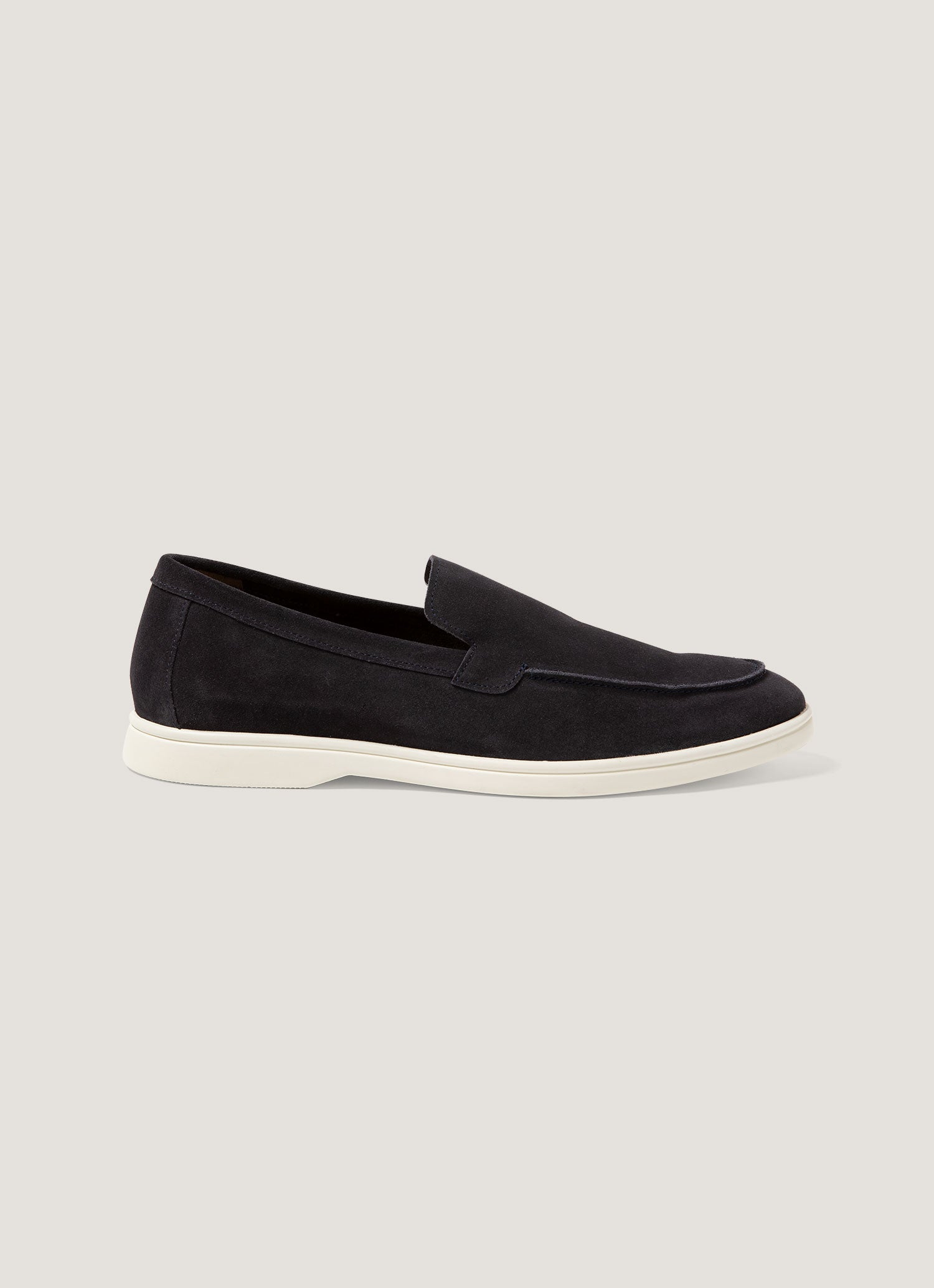 Men's Suede Loafer in Navy