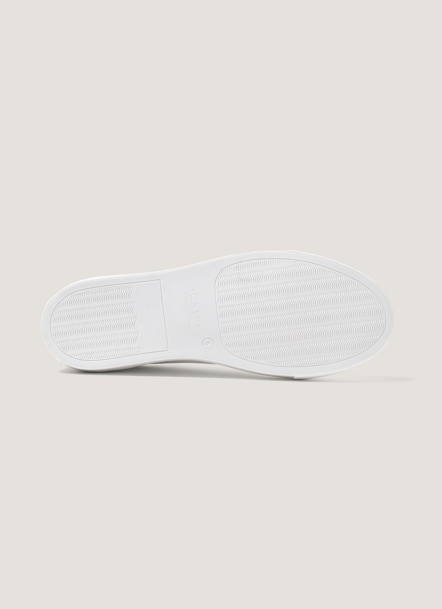 Men's Leather Tennis Shoe in White