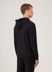 Men's Loopback Zip Hoodie in Black