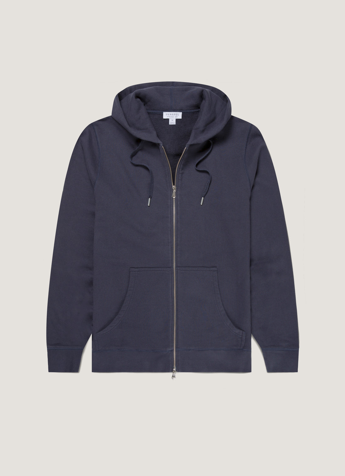 Men's Loopback Zip Hoodie in Navy