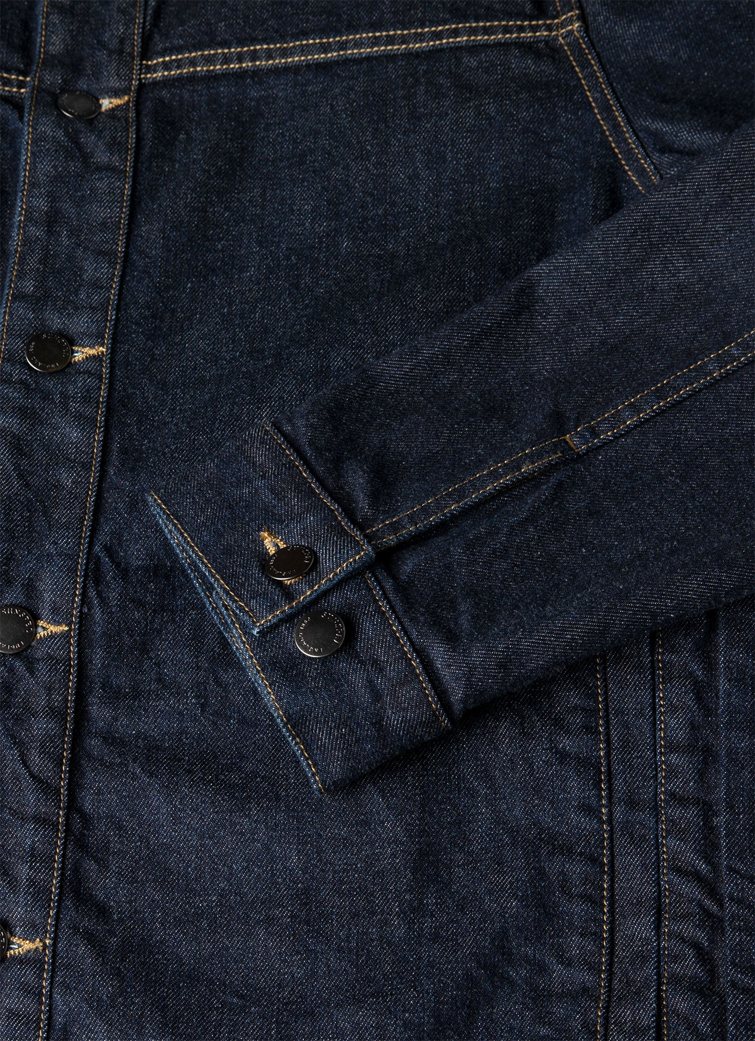Men's 13oz Japanese Denim Jacket in Rinse Wash Denim