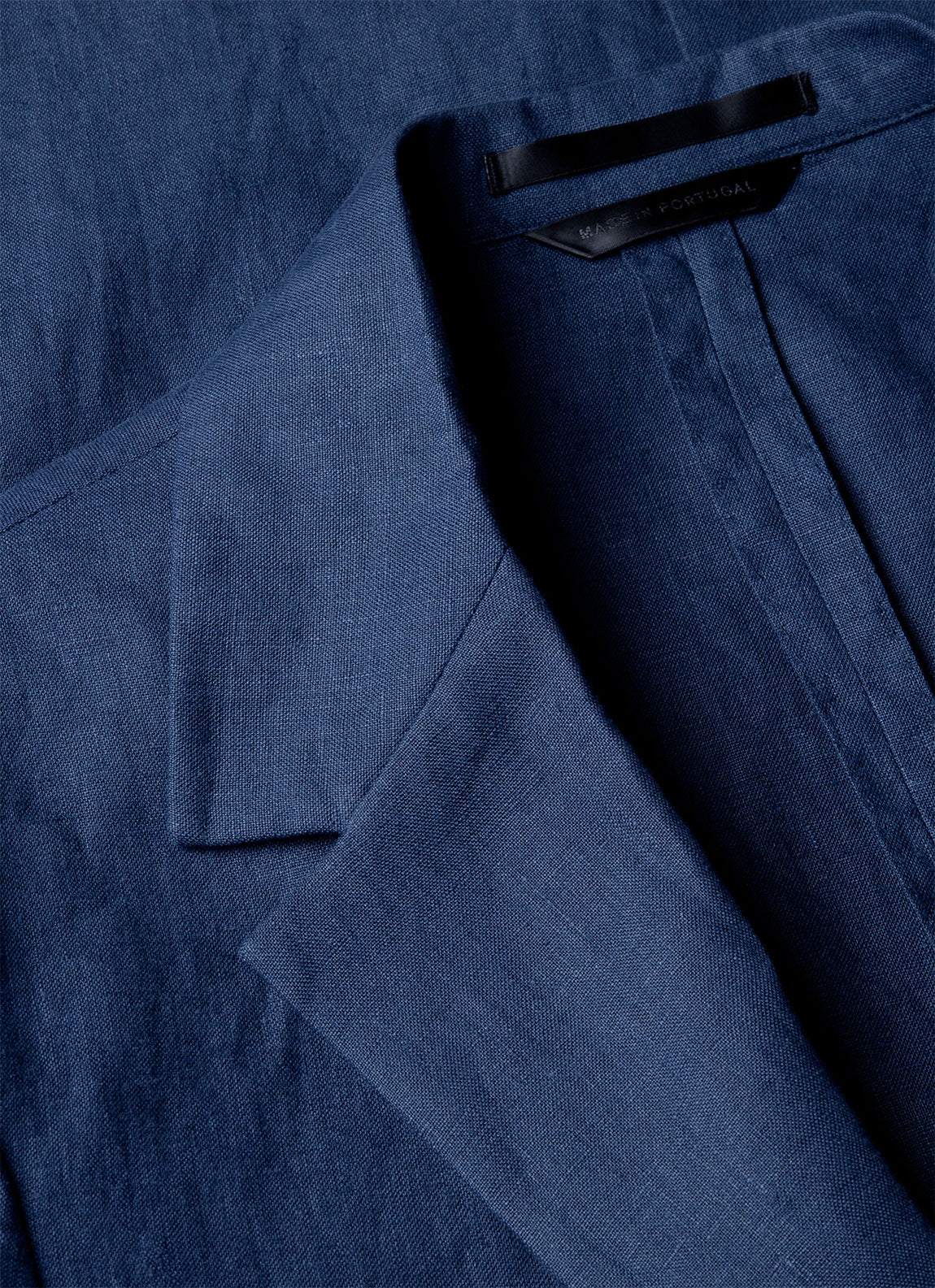 Men's Linen Blazer in Light Navy