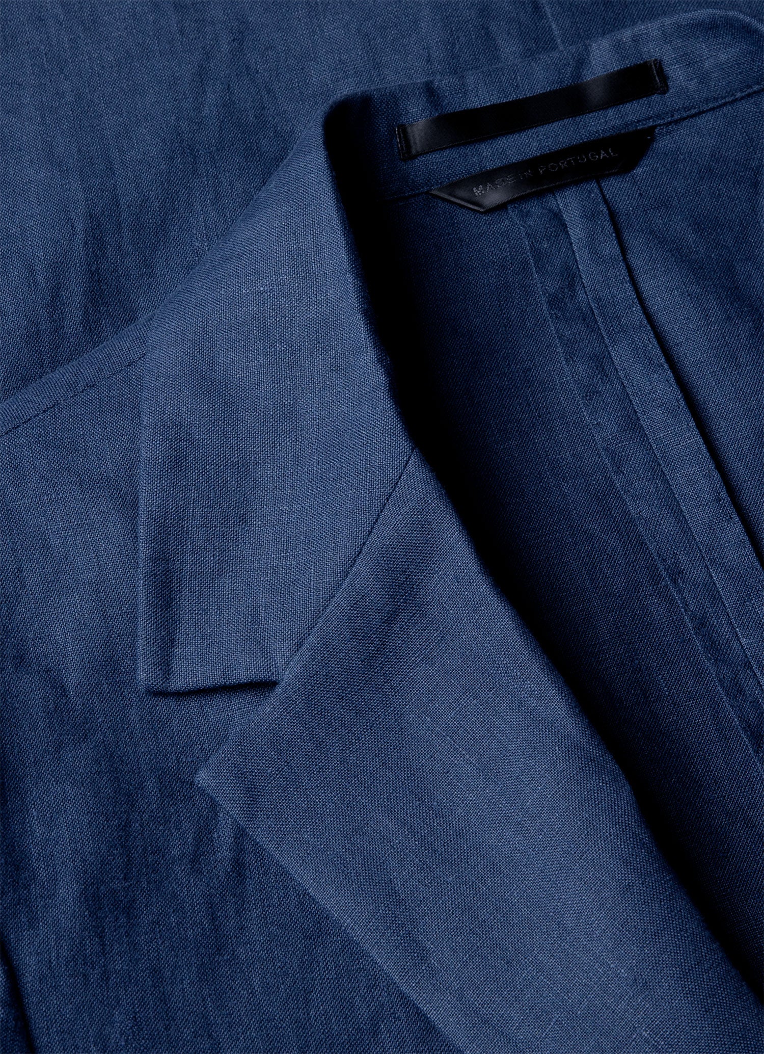 Men's Linen Blazer in Light Navy