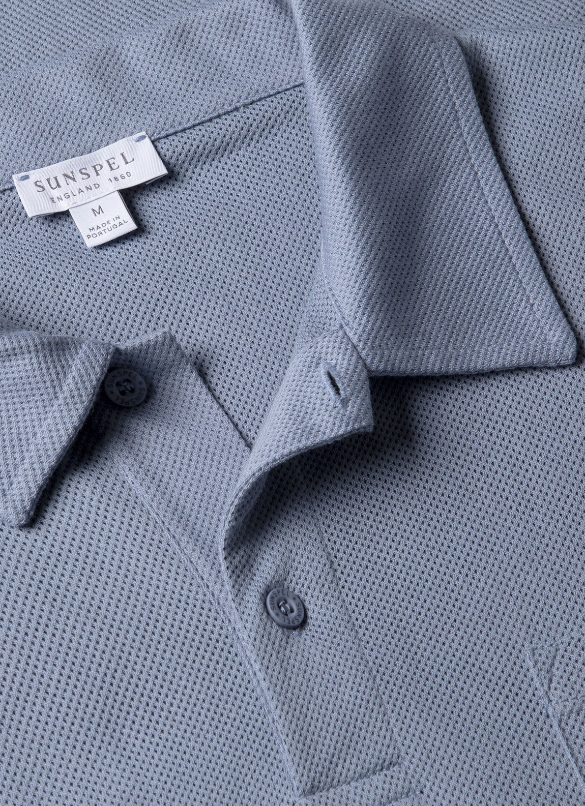 Men's Riviera Polo Shirt in Vintage Blue