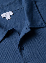 Men's Riviera Polo Shirt in Soft Denim