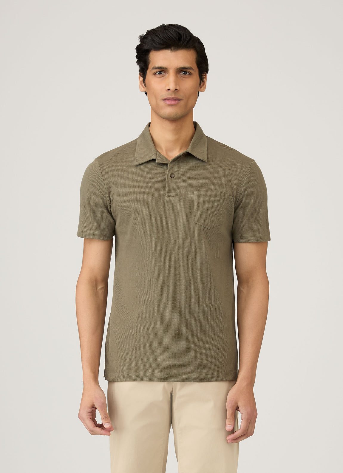Men's Riviera Polo Shirt in Khaki