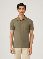 Men's Riviera Polo Shirt in Khaki