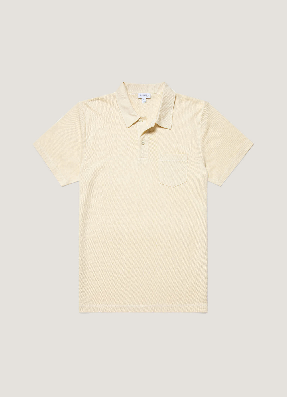 Men's Undyed Riviera Polo Shirt in Undyed