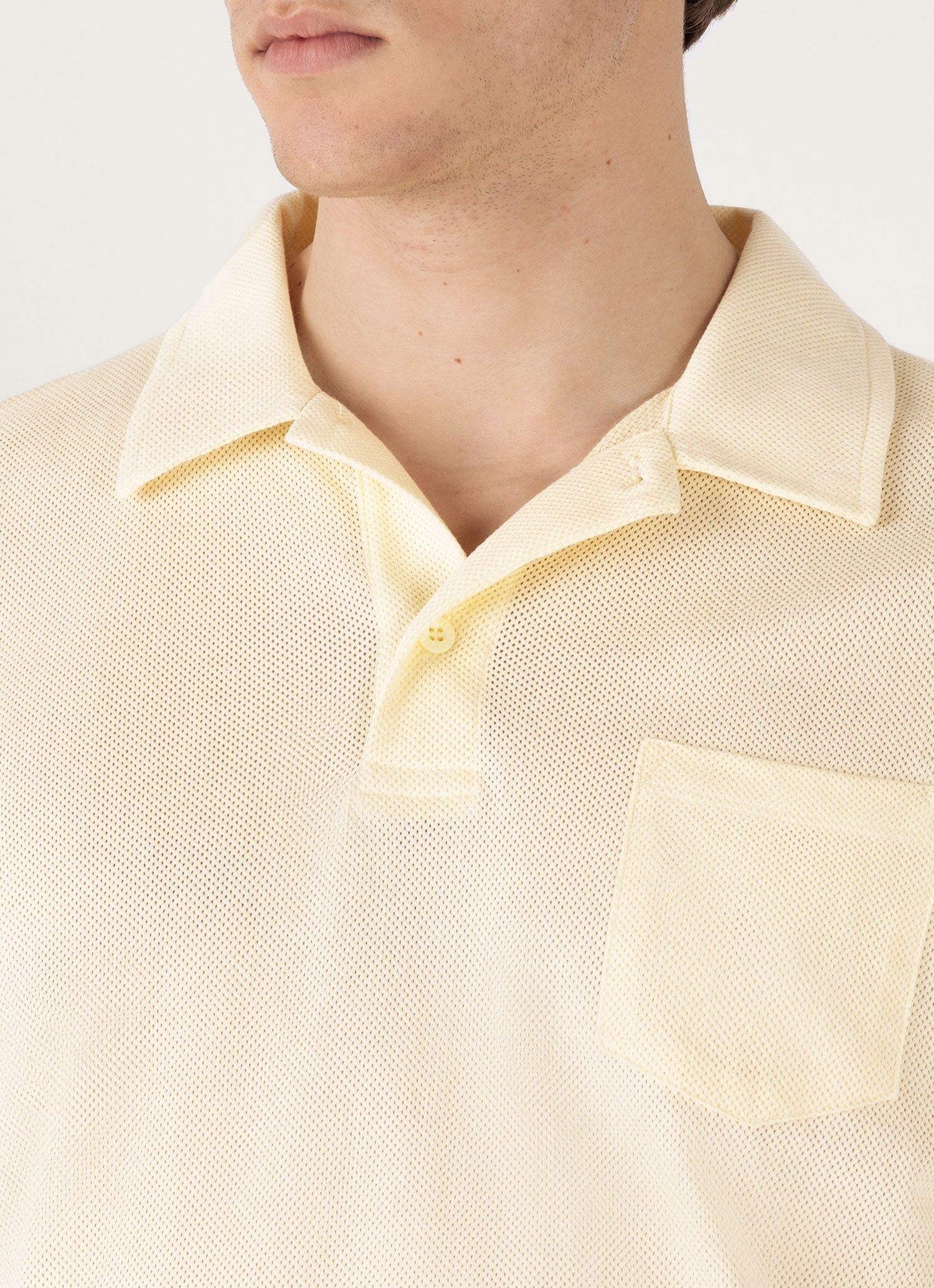 Men's Riviera Polo Shirt in Buttermilk