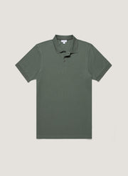 Men's Piqué Polo Shirt in Dusk Green