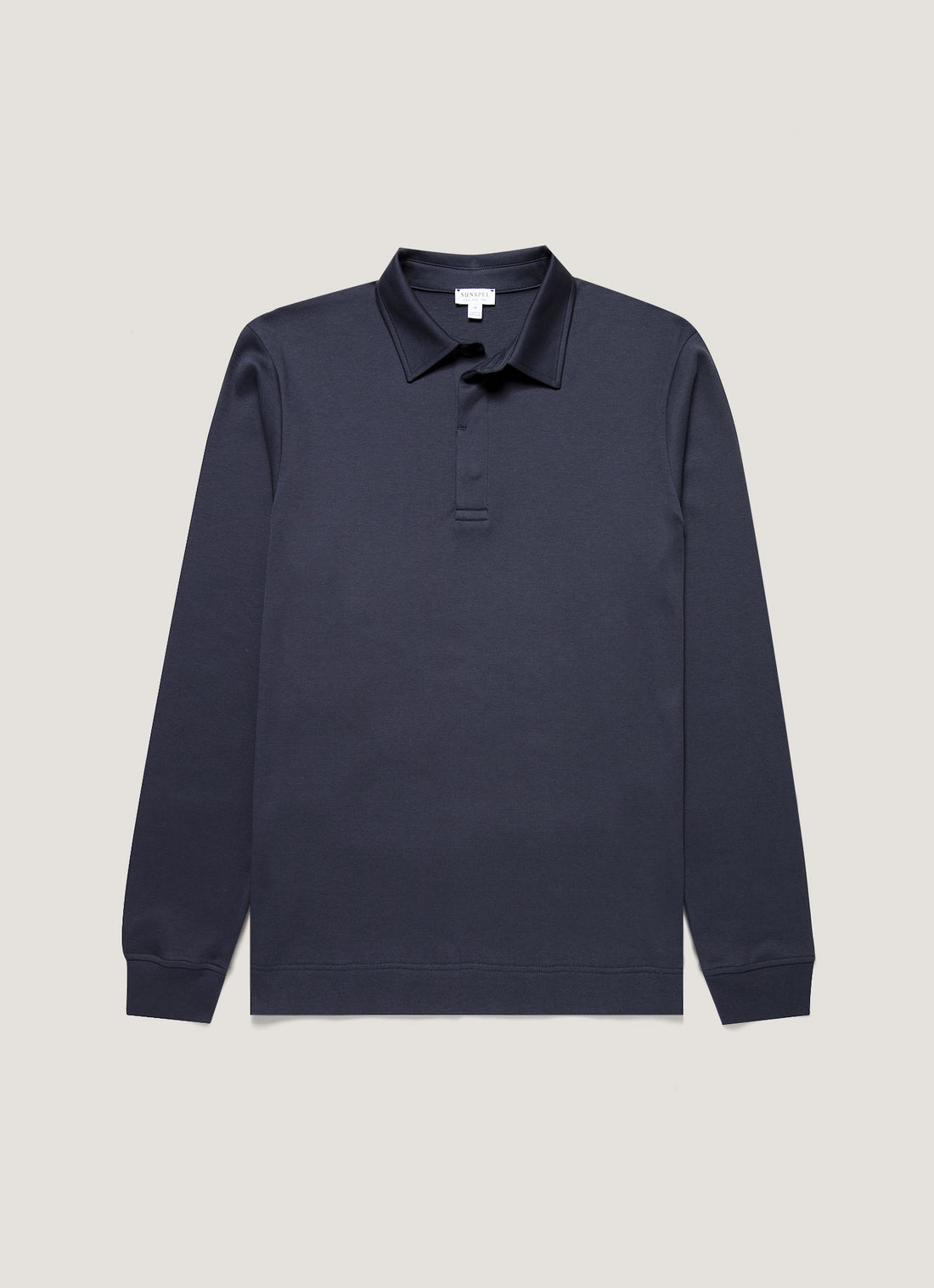 Men's Heavyweight Rugby Polo Shirt in Navy