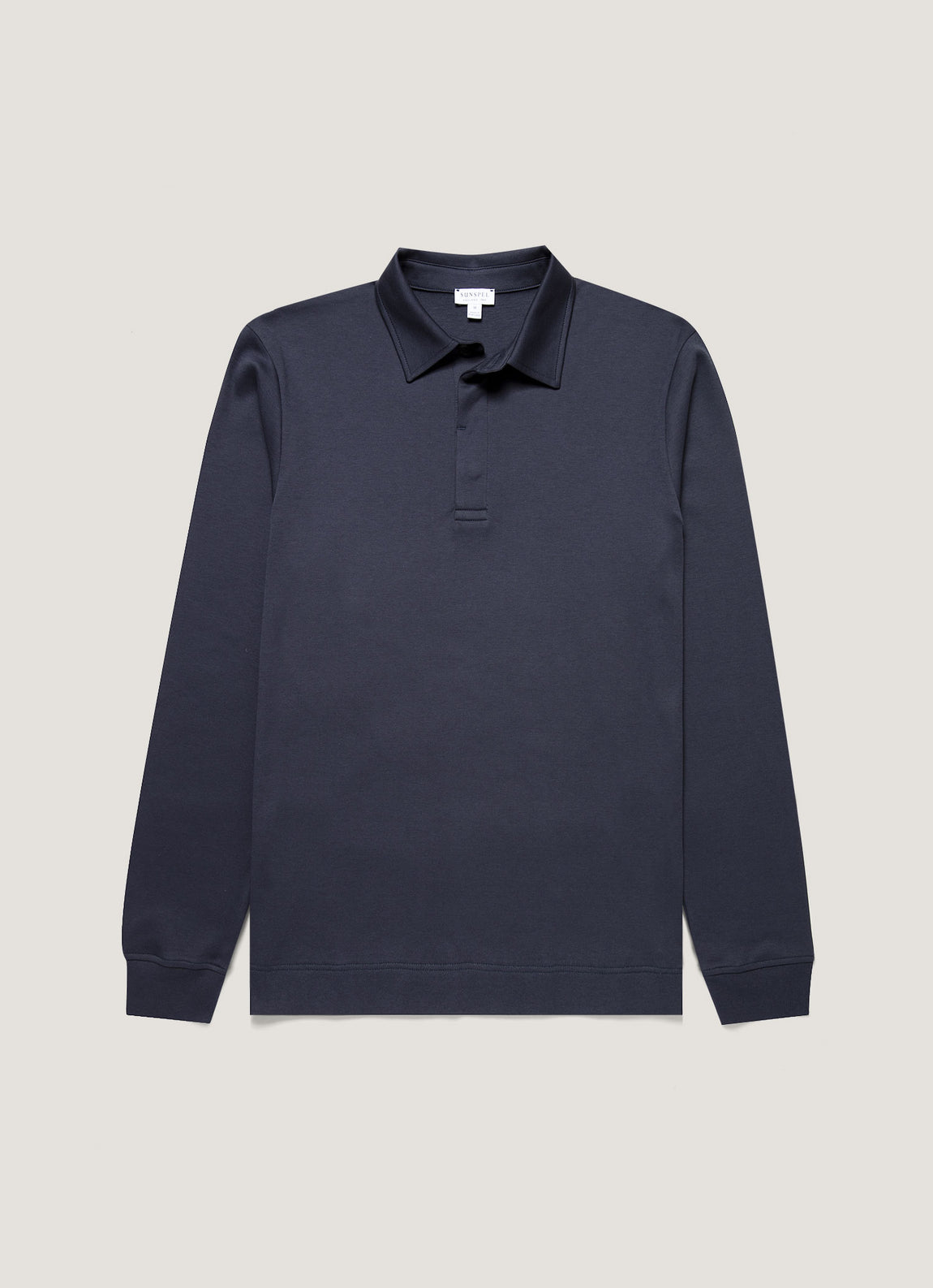 Men's Heavyweight Rugby Polo Shirt in Navy