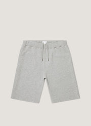 Men's Loopback Shorts in Grey Melange