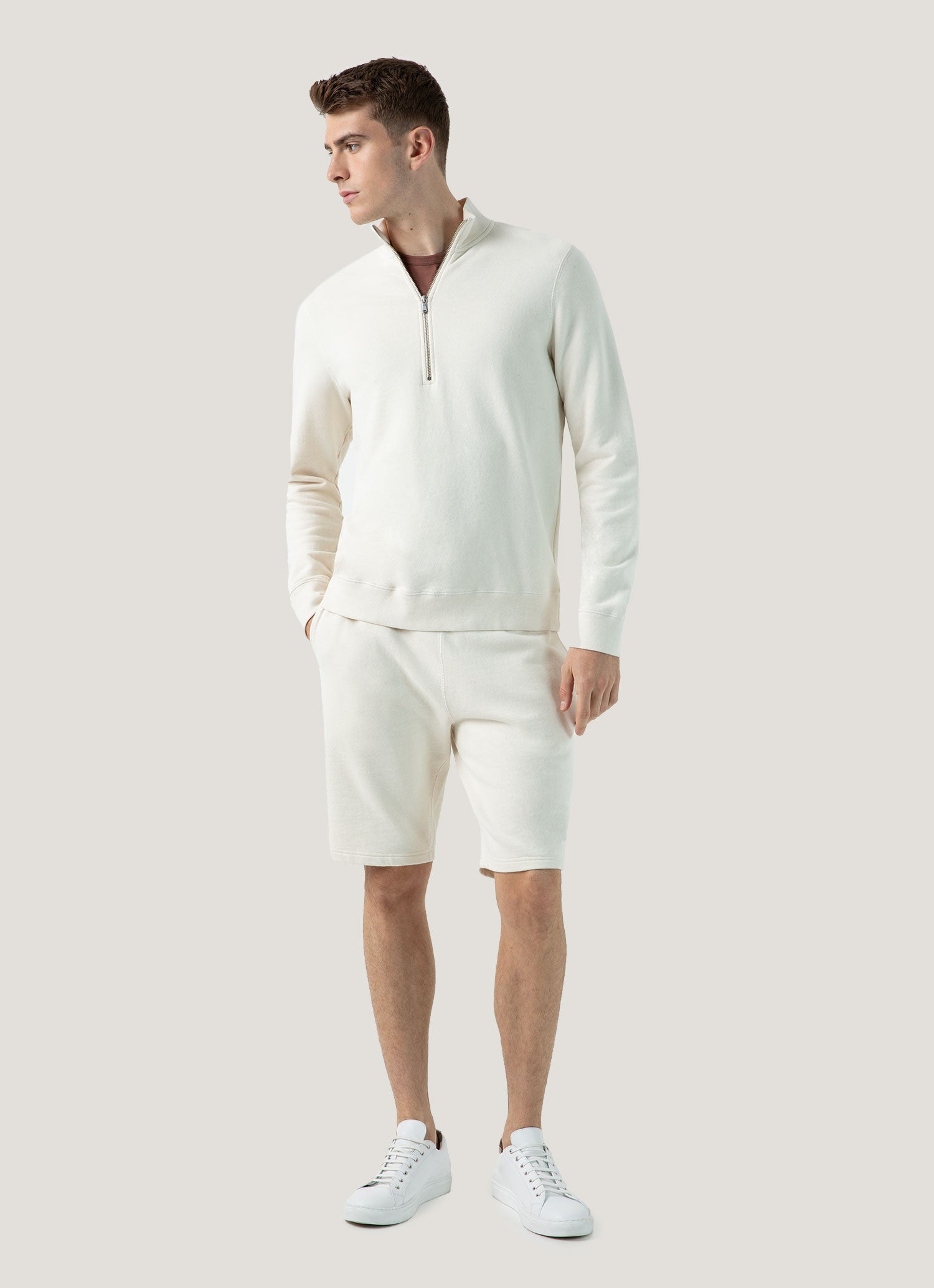 Men's Undyed Loopback Shorts in Undyed