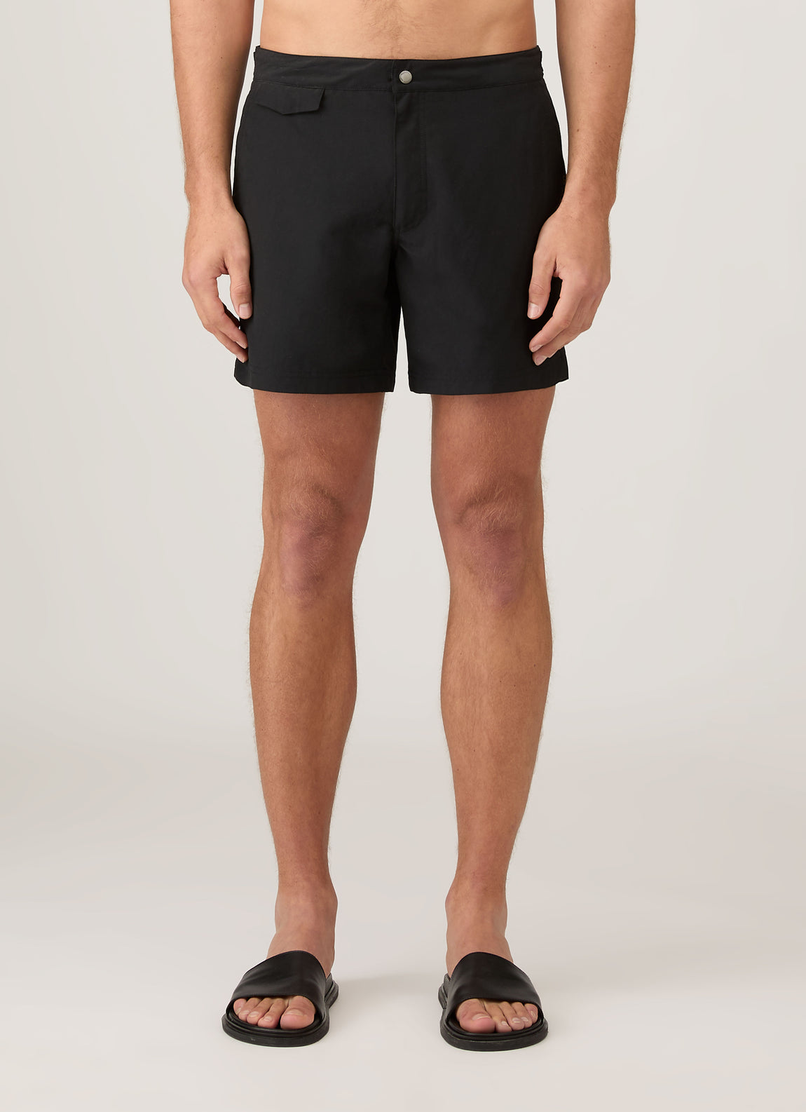 Men's Tailored Swim Short in Black