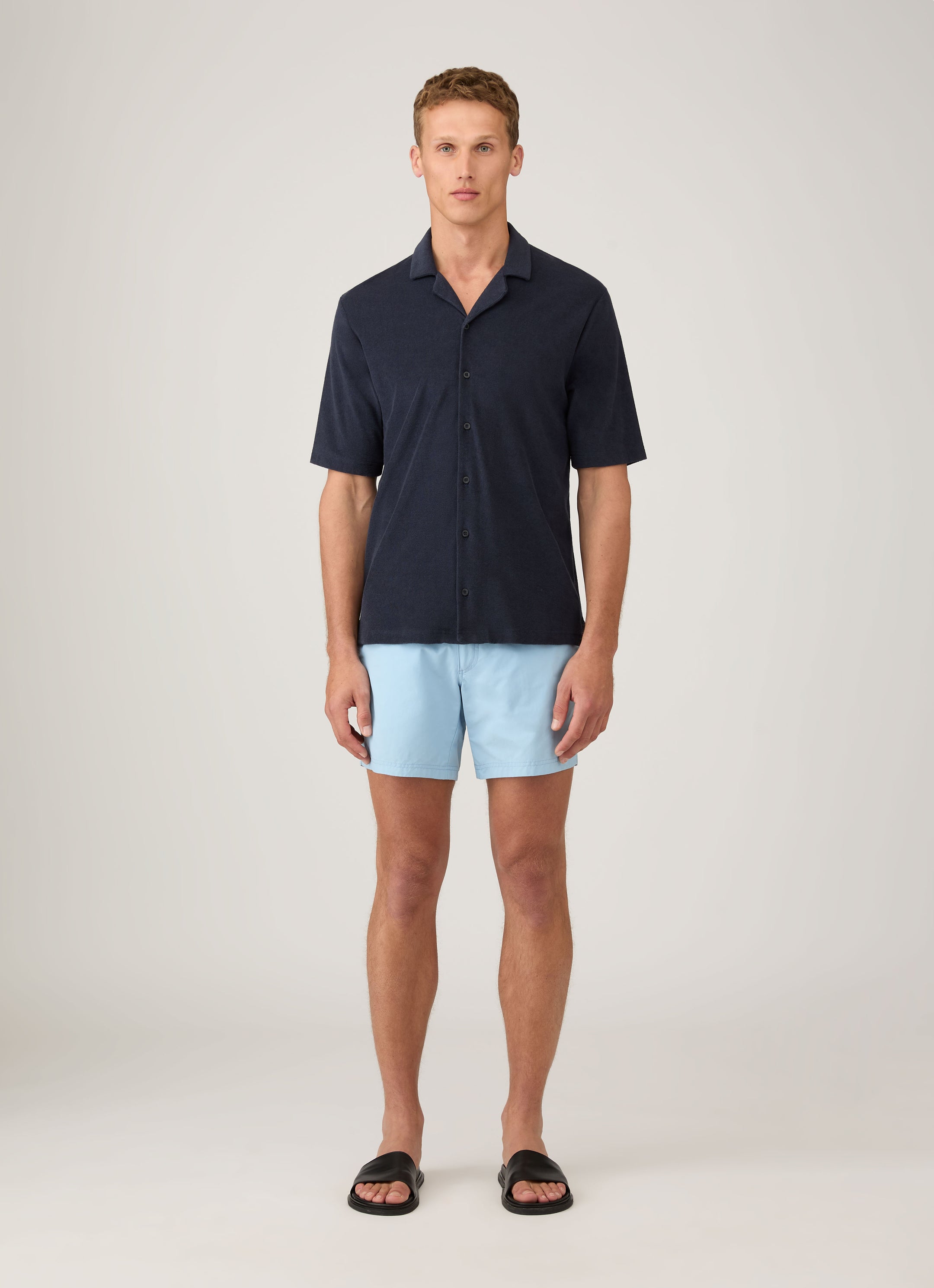 Men's Tailored Swim Short in Light Blue