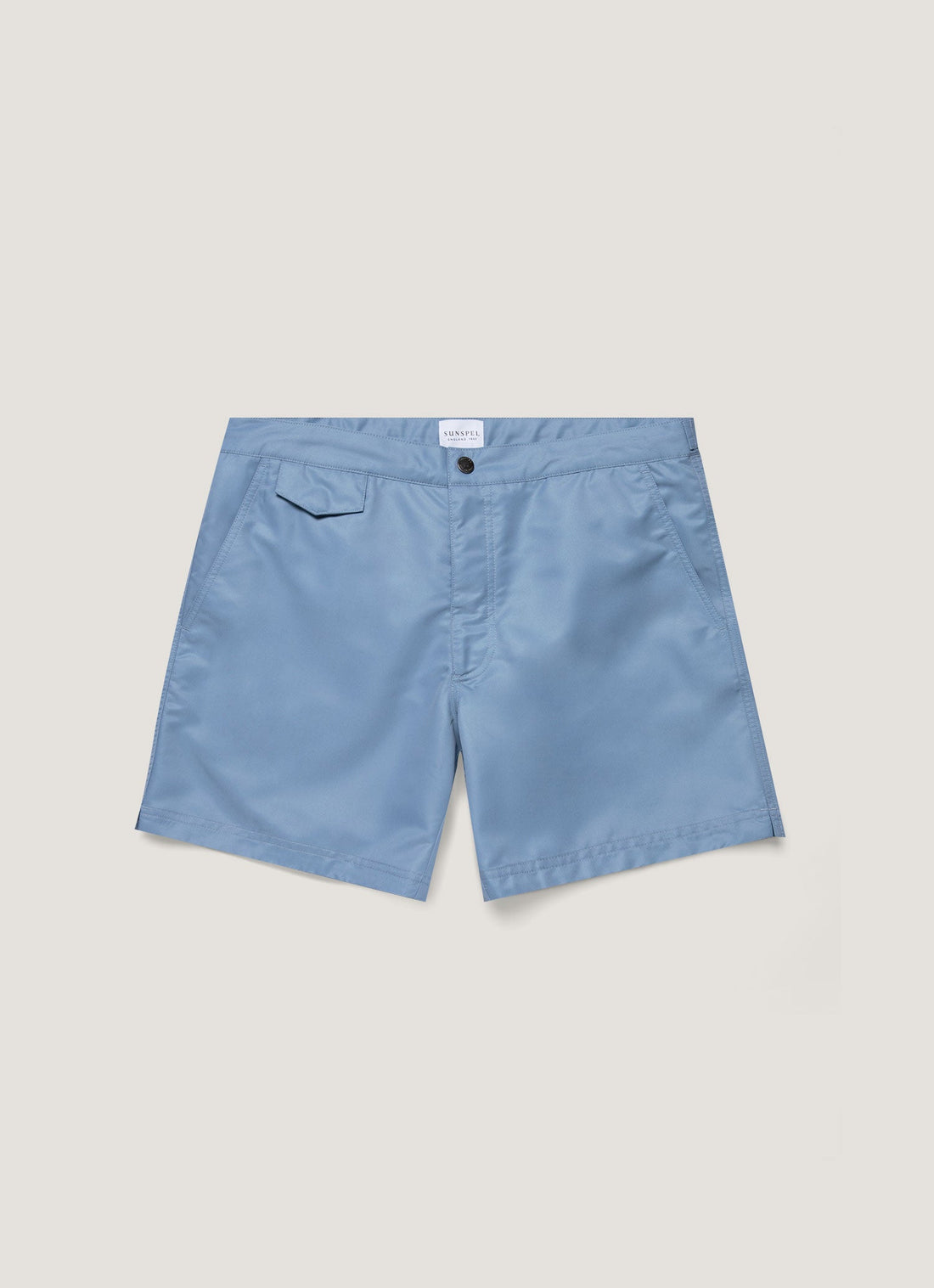 Men's Tailored Swim Shorts in Vintage Blue