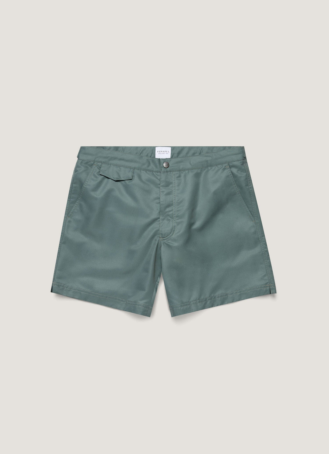Men's Tailored Swim Shorts in Dusk Green