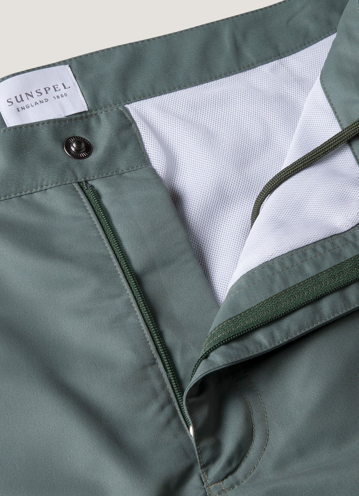 Men's Tailored Swim Shorts in Dusk Green