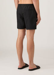 Men's Drawstring Swim Shorts in Black